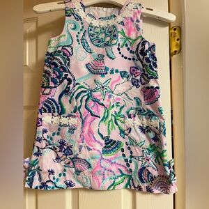 Lilly Pulitzer Pink and Blue Floral Dress